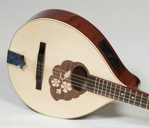 TRADITIONAL IRISH BOUZOUKI WITH EQ, 8 STRINGS MAPLE BODY WITH SPRUCE TOP