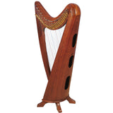 24 STRING CLADDAGH HARP ROSEWOOD