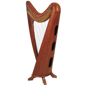 24 STRING CLADDAGH HARP ROSEWOOD