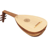 LUTE UKULELE, 6 STRINGS TENOR VARIEGATED LEFT LACEWOOD WALNUT