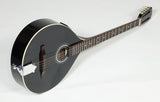 TRADITIONAL IRISH BOUZOUKI WITH EQ, 8 STRINGS BLACK GLOSS MAPLE BODY WITH SPRUCE TOP