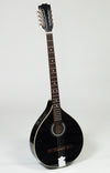 TRADITIONAL IRISH BOUZOUKI WITH EQ, 8 STRINGS BLACK GLOSS MAPLE BODY WITH SPRUCE TOP