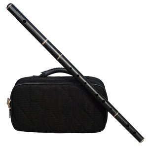 IRISH FLUTE D TUNE EBONY WOOD WITH TUNING SLIDE WITH NYLON CASE